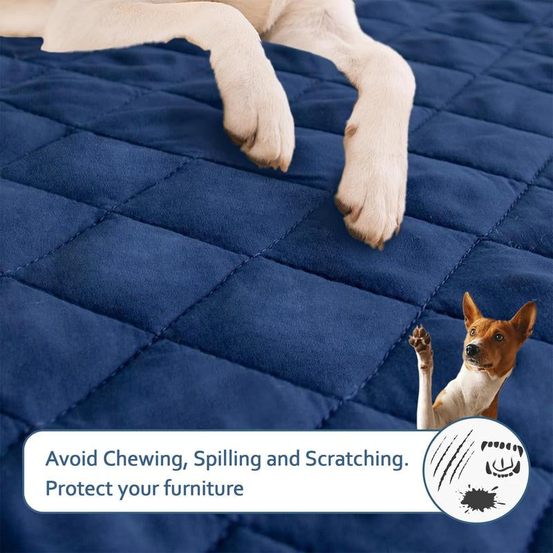 Waterproof Pet Blanket with Non-Slip Bottom, Washable Dog Bed Cover, Soft Comfortable Sofa Couch Cover, Reusable Furniture Protector, Portable Lightweight Indoor Outdoor Dog Pads Training Mat, Easy to Clean, Pet Supplies Bedding #Tiktokshopfalldealsforyou