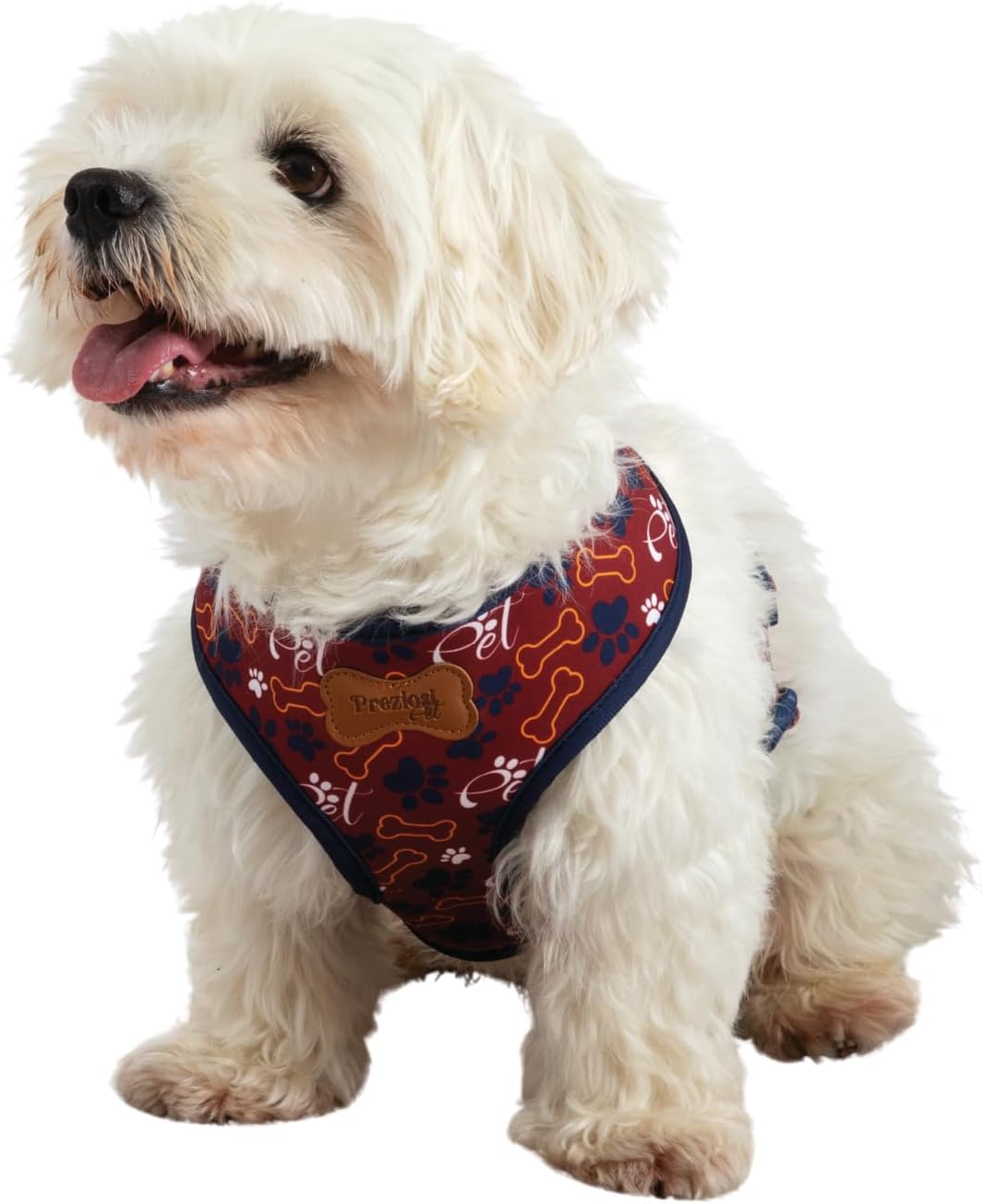 Arnés De Paseo Para Perro Transpirable Talla M, De Tela De Neopreno, Apto Para Cualquier Estación, Para Animales Adultos Y Cachorros