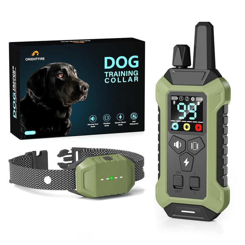 Dog Shock Collar with Remote Control, 4200FT Dog Training Collar for Dogs 5-120Lbs, IPX7 Waterproof Rechargeable E Collar with 3 Modes