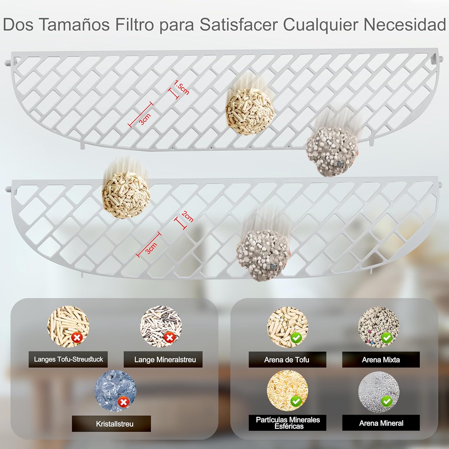 Arenero Gatos Autolimpiable, 74L Arenero Inteligente Para Gato Con Control App, Sin Fugas Orina, Eliminación De Olores Con 5 Rollos Bolsas Basura Y Tapetes Arena Gato Para Varios Gatos (A)