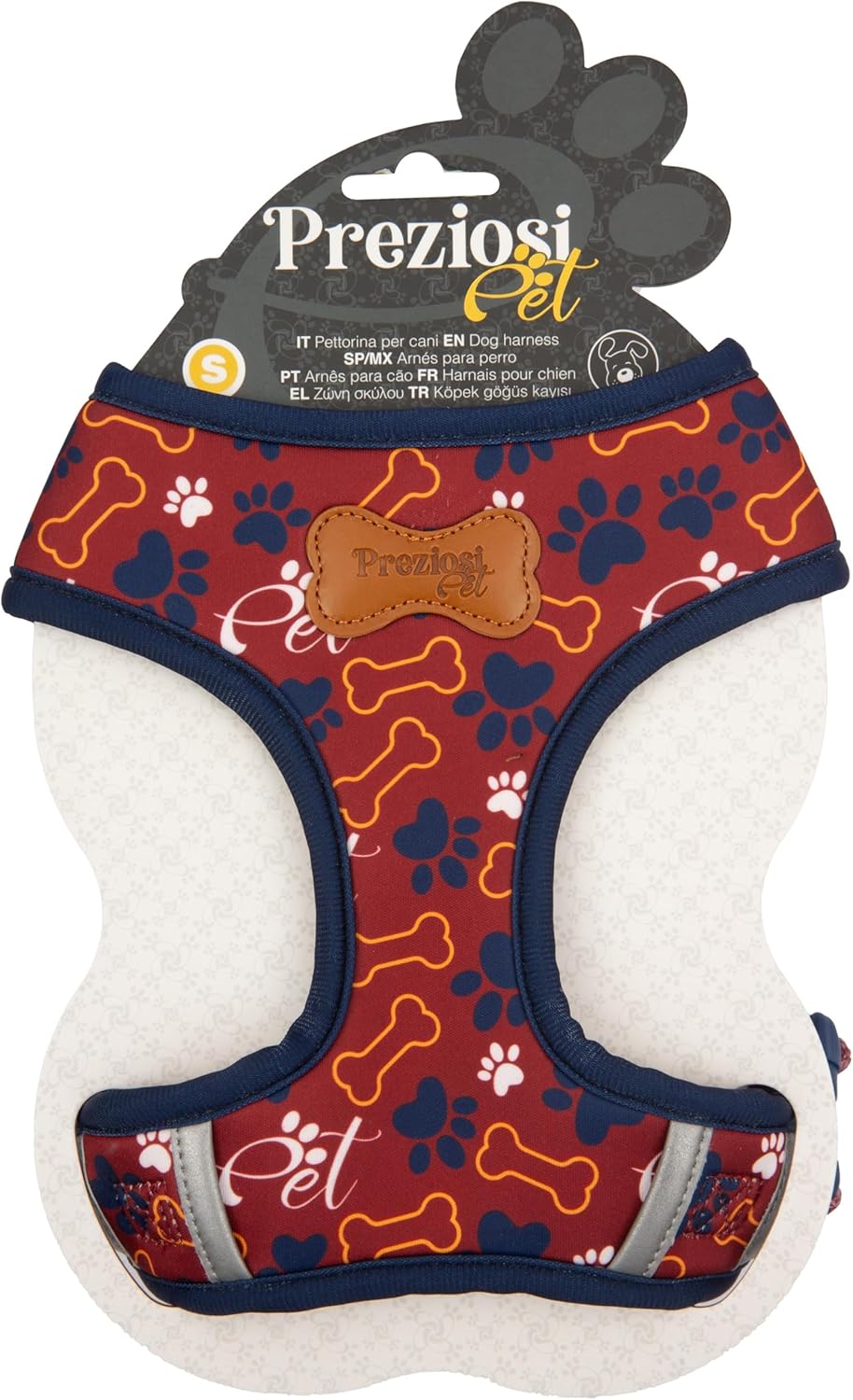 Arnés De Paseo Para Perro Transpirable Talla M, De Tela De Neopreno, Apto Para Cualquier Estación, Para Animales Adultos Y Cachorros