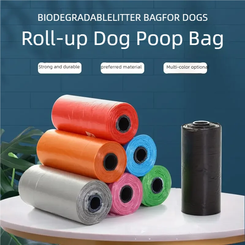Paw Print Pet Garbage Bags, Leak Proof Pet Dog Waste Bags Doggie Poop Bags