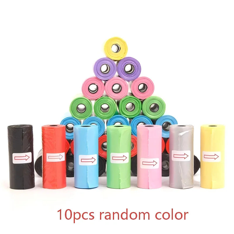 Paw Print Pet Garbage Bags, Leak Proof Pet Dog Waste Bags Doggie Poop Bags