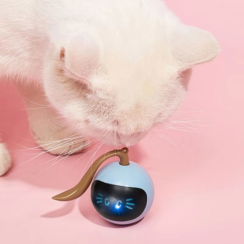 Juguete Inteligente para Gatos – Bola Automática Recargable por USB