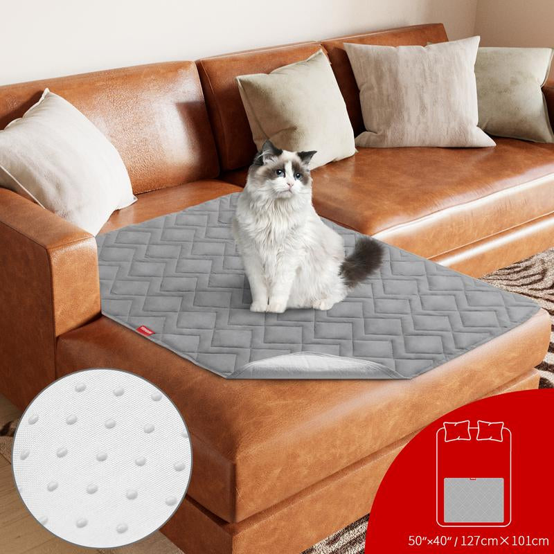 Waterproof Pet Blanket with Non-Slip Bottom, Washable Dog Bed Cover, Soft Comfortable Sofa Couch Cover, Reusable Furniture Protector, Portable Lightweight Indoor Outdoor Dog Pads Training Mat, Easy to Clean, Pet Supplies Bedding #Tiktokshopfalldealsforyou