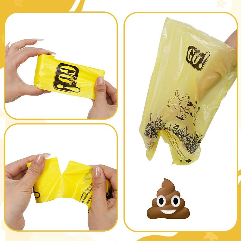 Portable Dog Poop Bags – Perfect for Dog Walks & Home Cleanup, Extra Thick No-Rip Biodegradable with Baby Powder Scent to Eliminate All Odors, Suitable for Pet Parents（120-Count ）